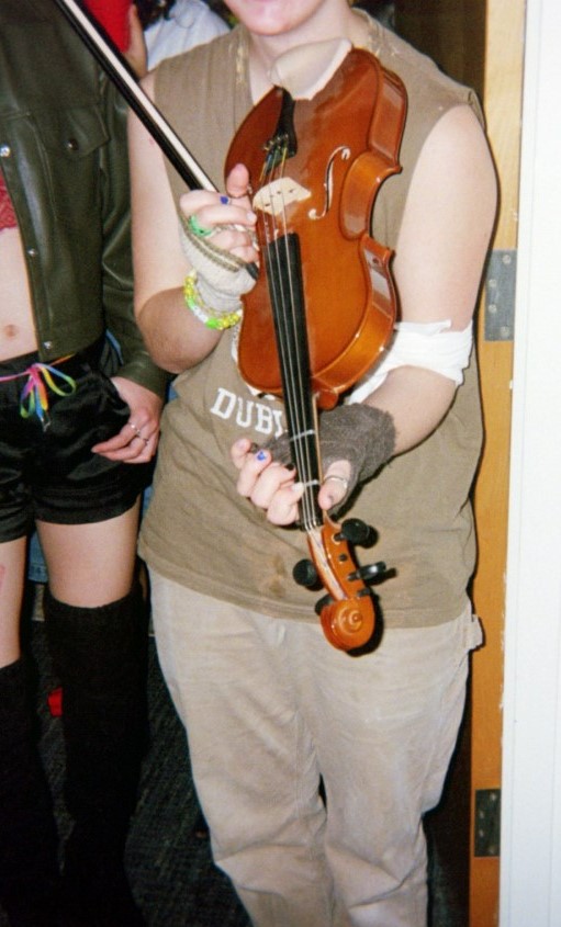 me holding a fiddle!